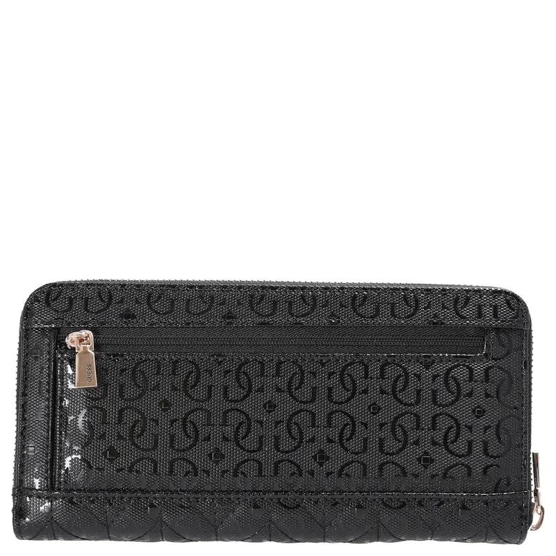 Guess Stacey SLG Large Zip - Cartera 12cc 21 cm (black)