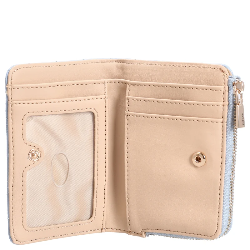 Guess Stacey SLG Zip - Cartera 2cc 12 cm (light blue)
