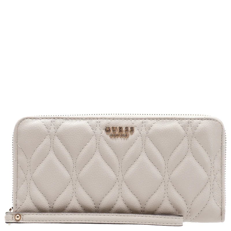 Guess Maxine SLG Large Zip - Cartera 12cc 20.5 cm (light taupe)