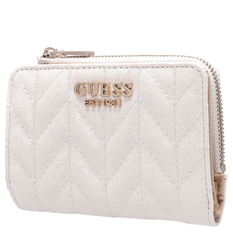 Guess Stacey SLG Zip - Cartera 2cc 12 cm (off white)