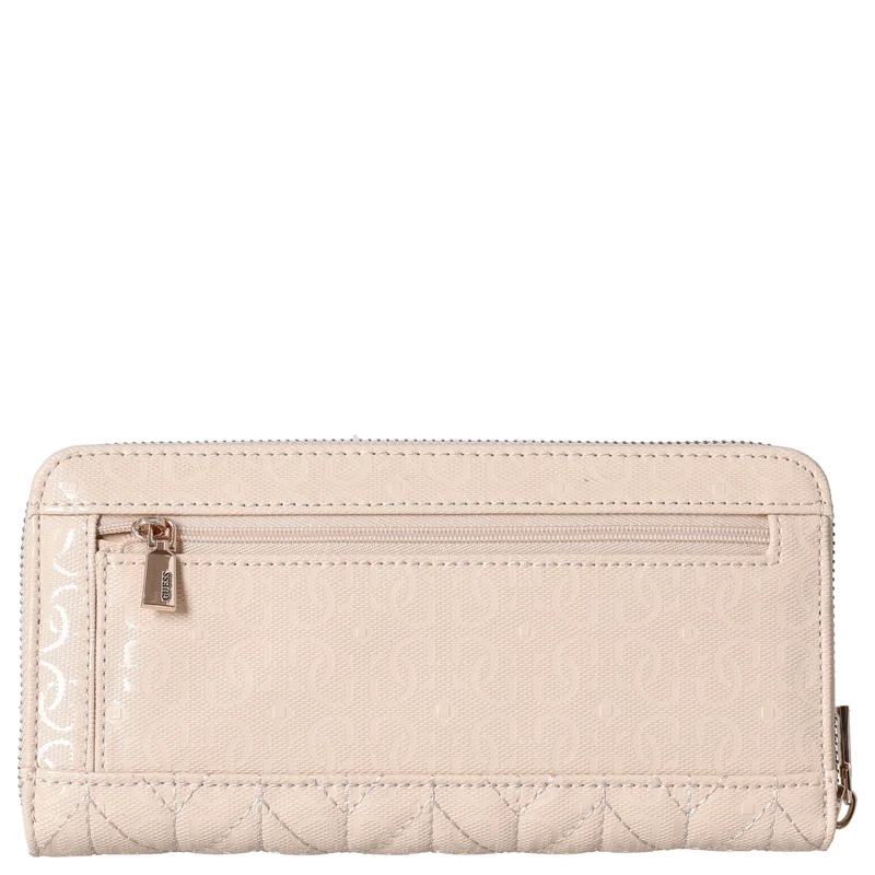 Guess Stacey SLG Large Zip - Cartera 12cc 21 cm (light beige)
