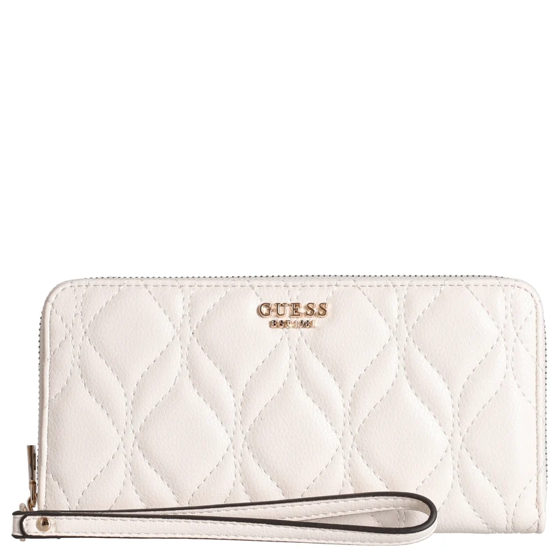 Guess Maxine SLG Large Zip - Cartera 12cc 20.5 cm (off white)
