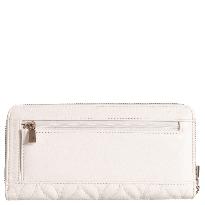 Guess Maxine SLG Large Zip - Cartera 12cc 20.5 cm (off white)