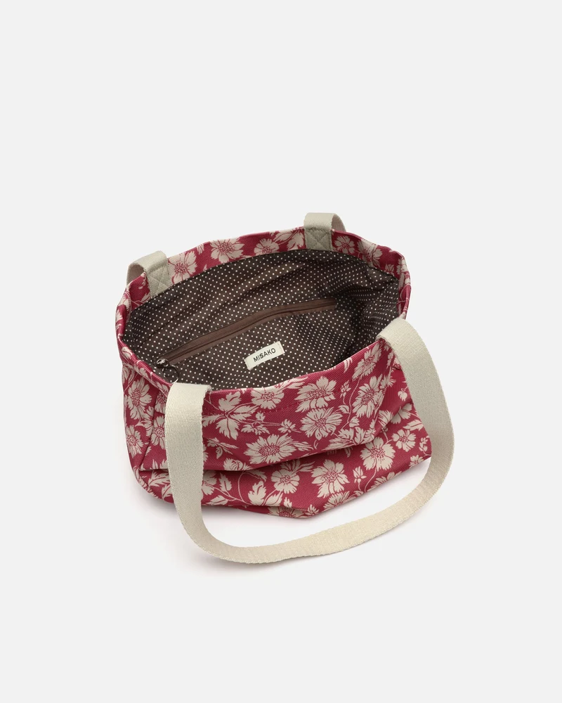 Prakan bolso de hombro estampado floral