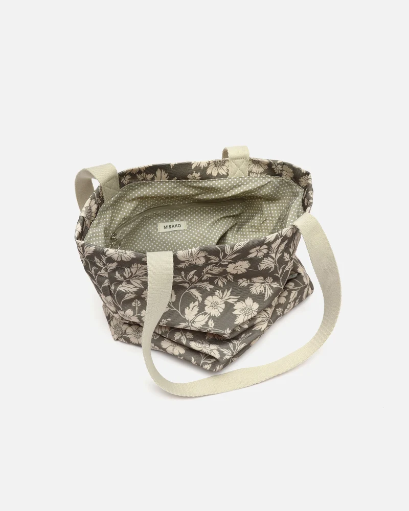 Prakan bolso de hombro estampado floral