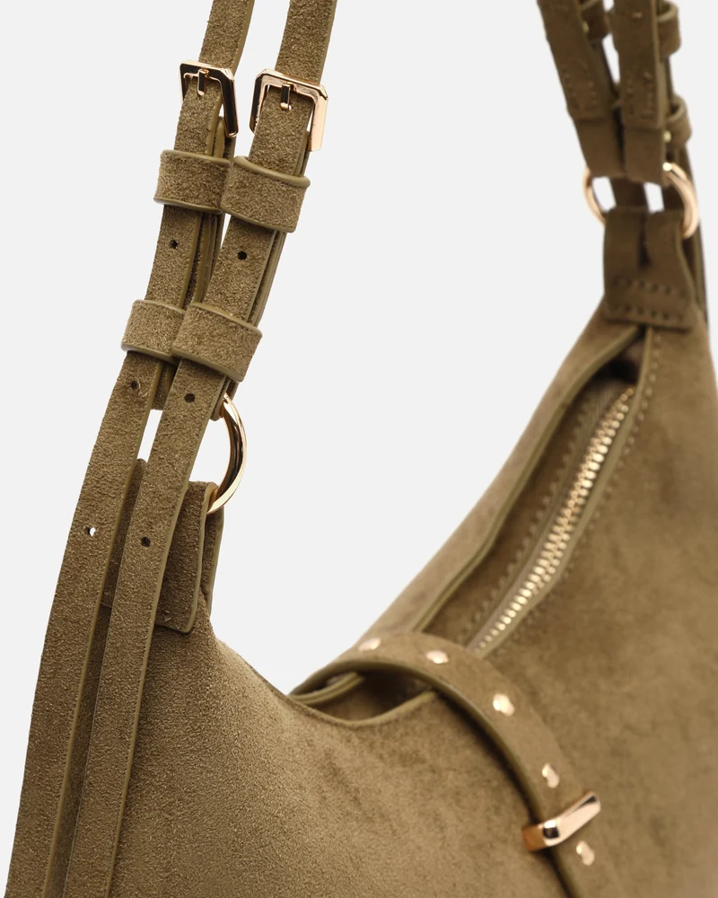 Belly bolso de hombro pequeño efecto ante