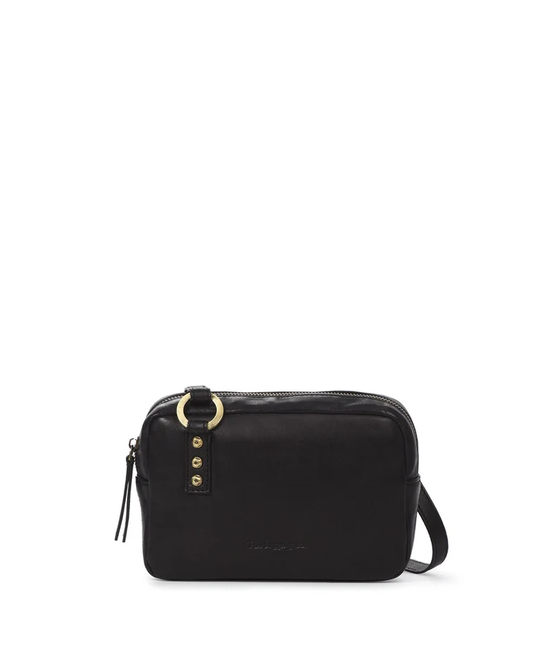 Bandolera mediana de piel THB Slim