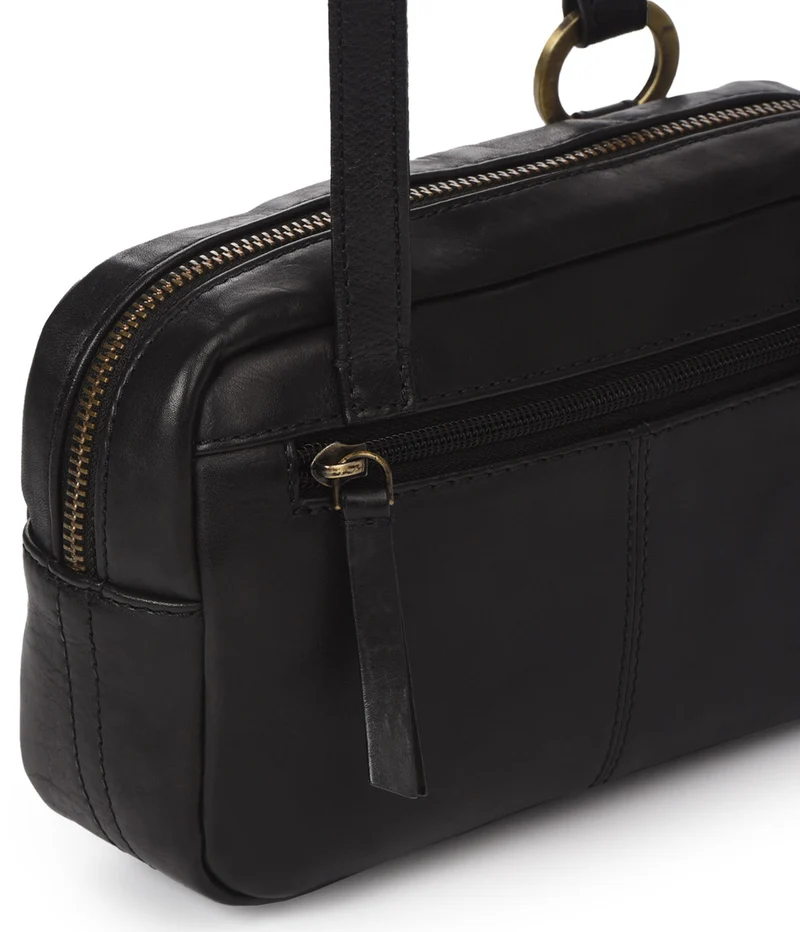 Bandolera mediana de piel THB Slim