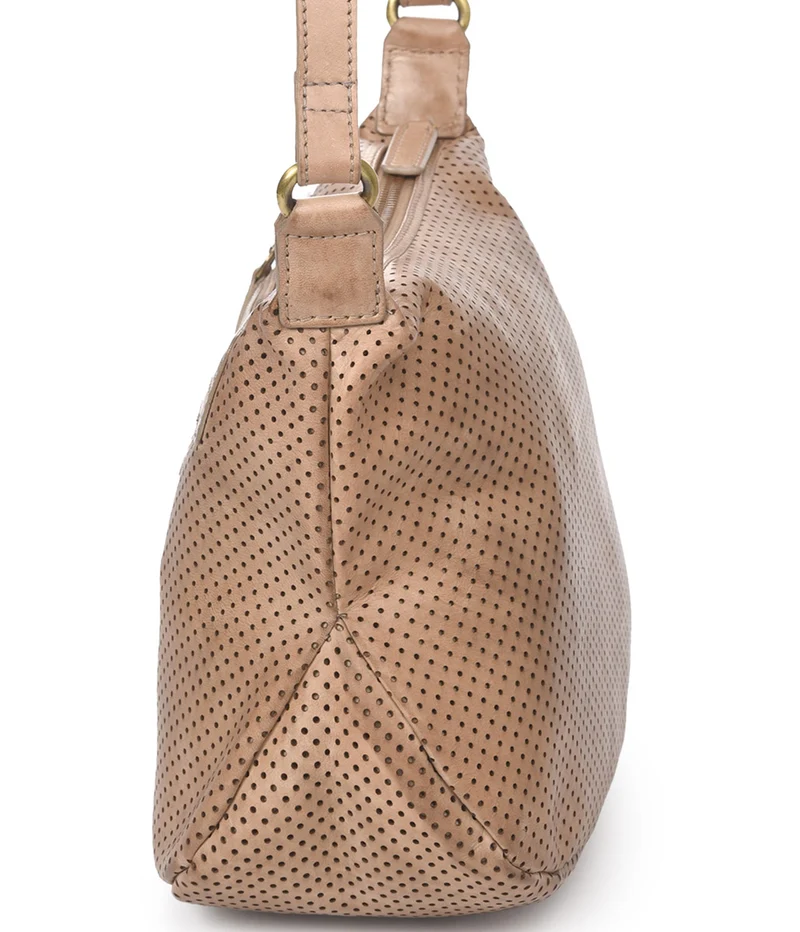 Bandolera grande de piel THB Hole