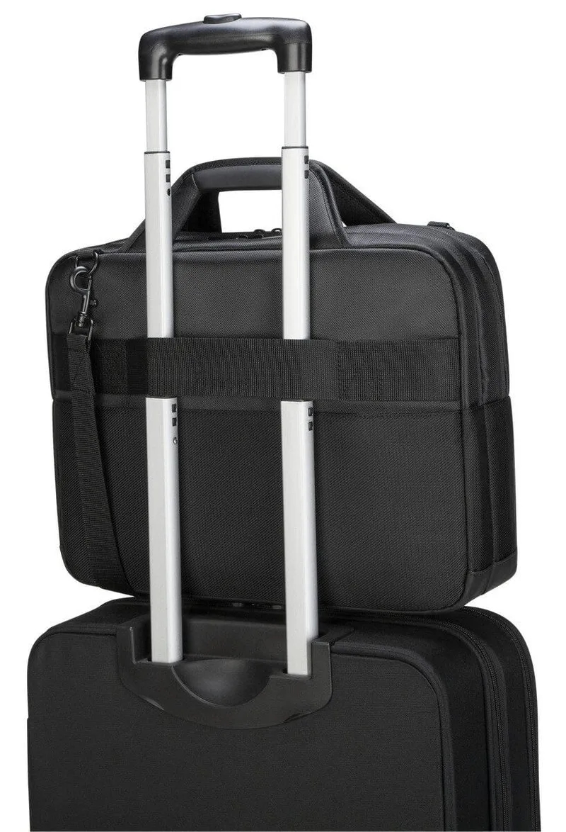 Maletín para portátil de entre 15 y 17,3 pulgadas con cierre superior CityGear - Negro
