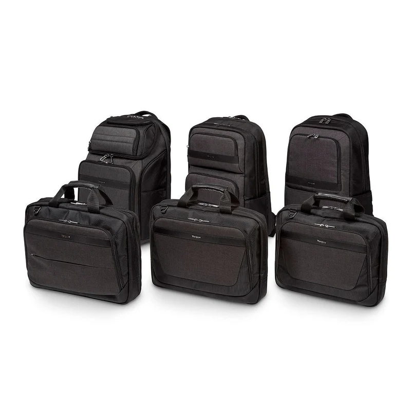 CitySmart 14,15,15.6” Slimline Topload Laptop Case – Negro/Gris