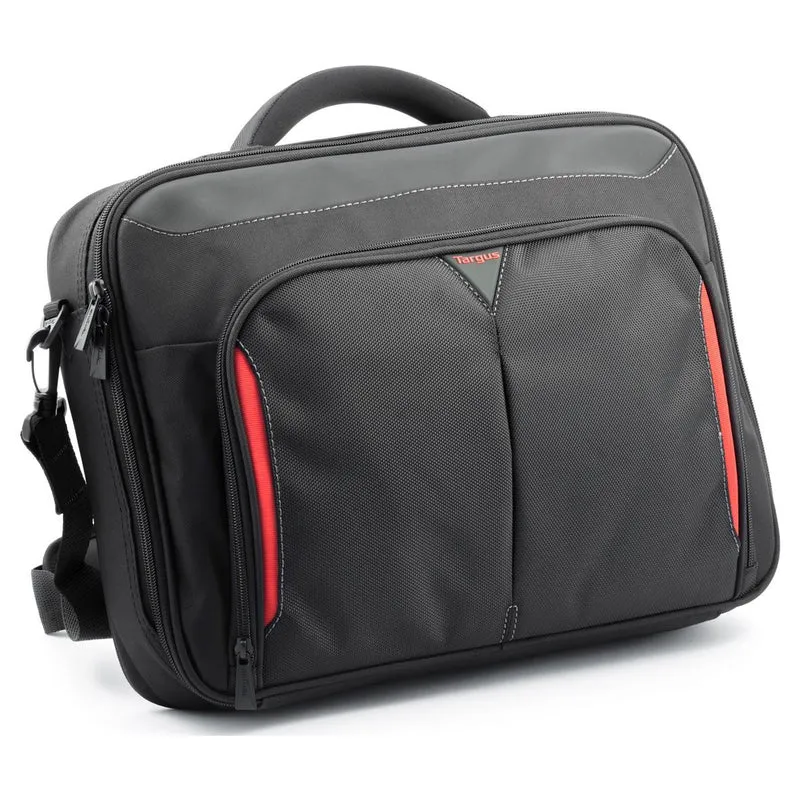 Maletín Clamshell Classic+ 15-15,6" - Negro/Rojo