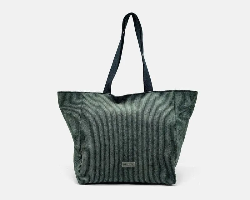 Bolso de hombro Tote CUIROTS Winter de Pana