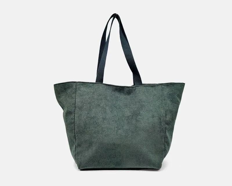 Bolso de hombro Tote CUIROTS Winter de Pana