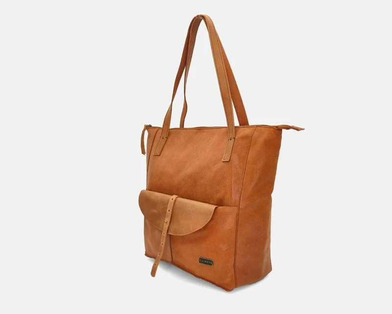 Bolso de hombro tipo Tote CUIROTS Original de piel