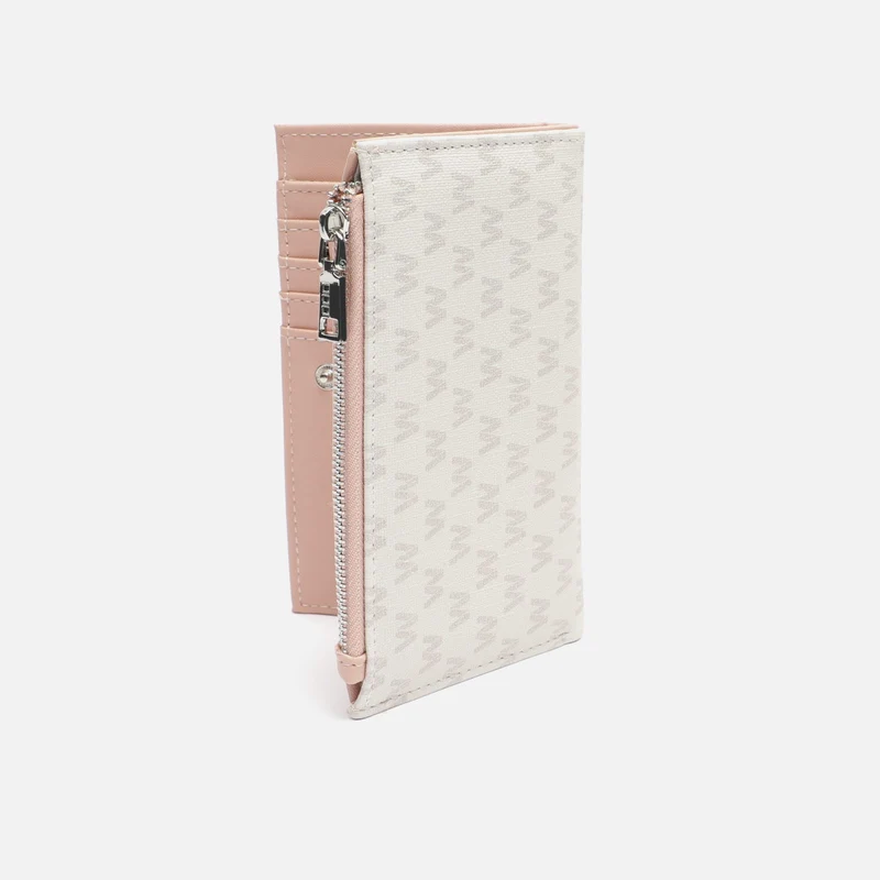 Monogram monedero pequeño con estampado monogram