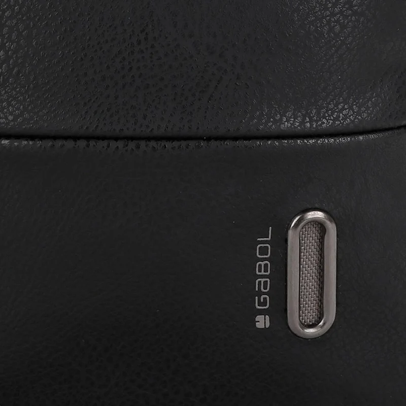 Bolso Bandolera Hombre Gabol de Polipiel Negra - Colección Snap