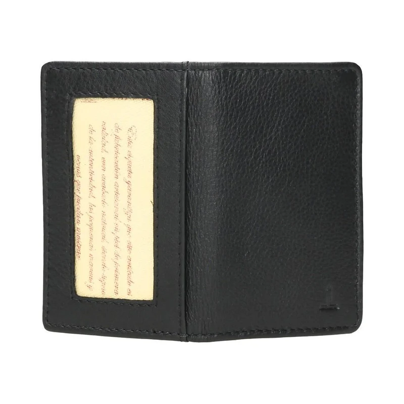 Abono Transporte de Piel J.L Piel Classic Negro