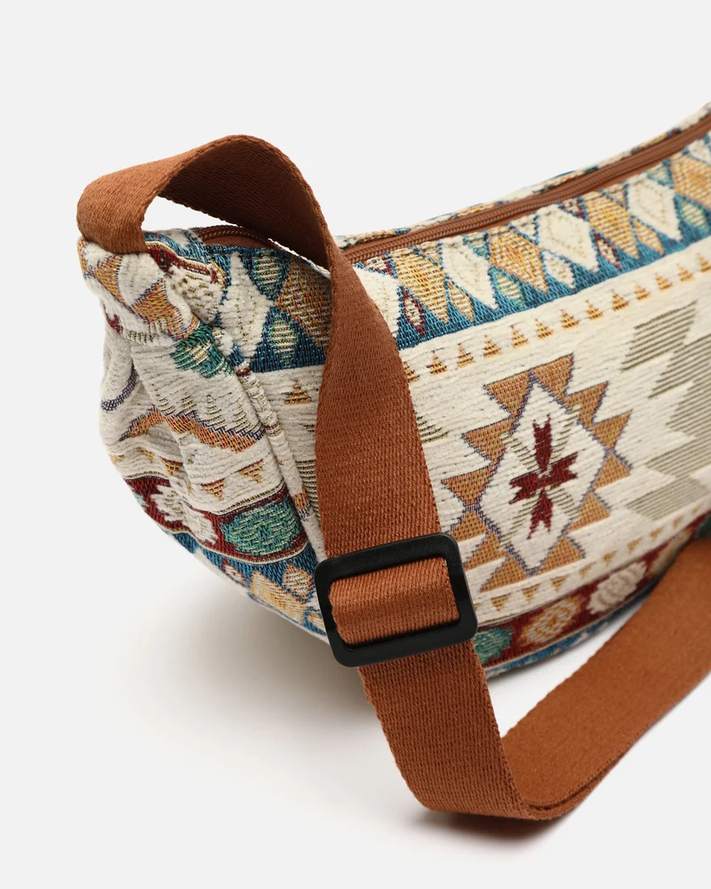 Tiani riñonera con estampado jacquard