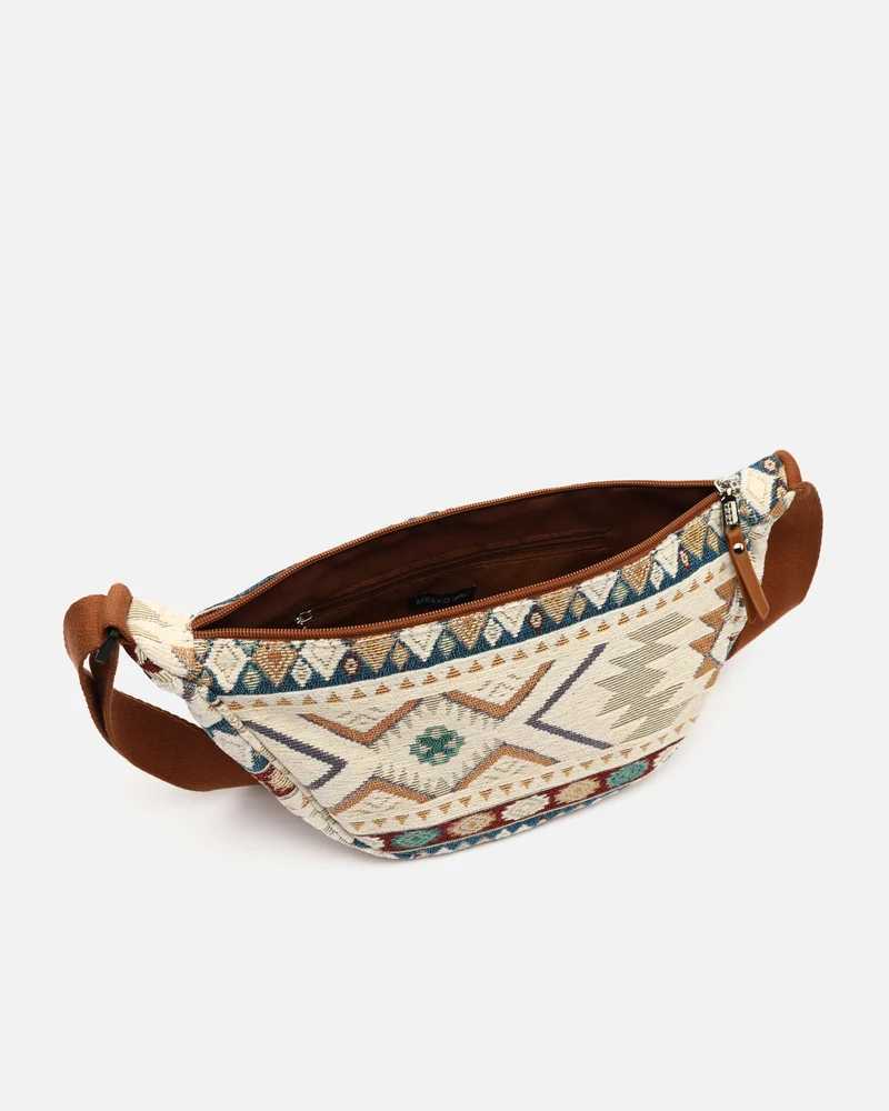 Tiani riñonera con estampado jacquard