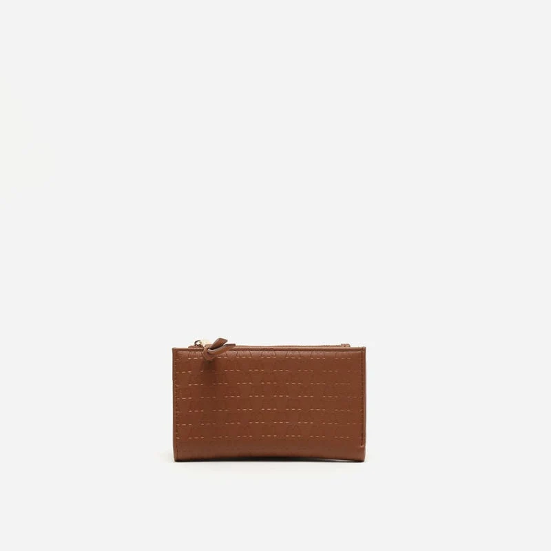 Classi monedero pequeño grabado monogram ED.
