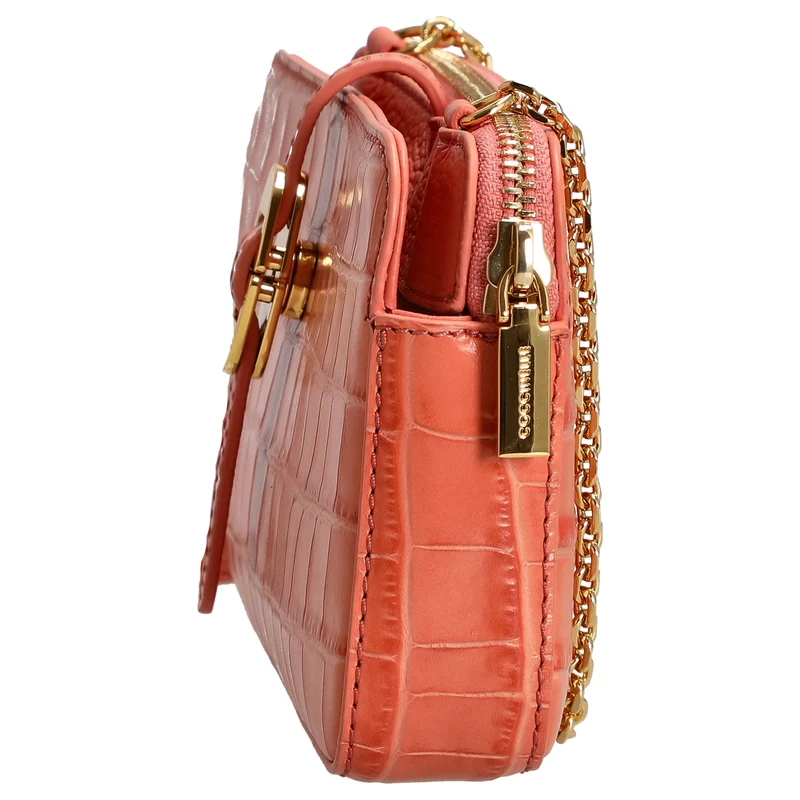 Coccinelle Mini Bag Croco Soft - Bolso bandolera 20 cm (geranium)