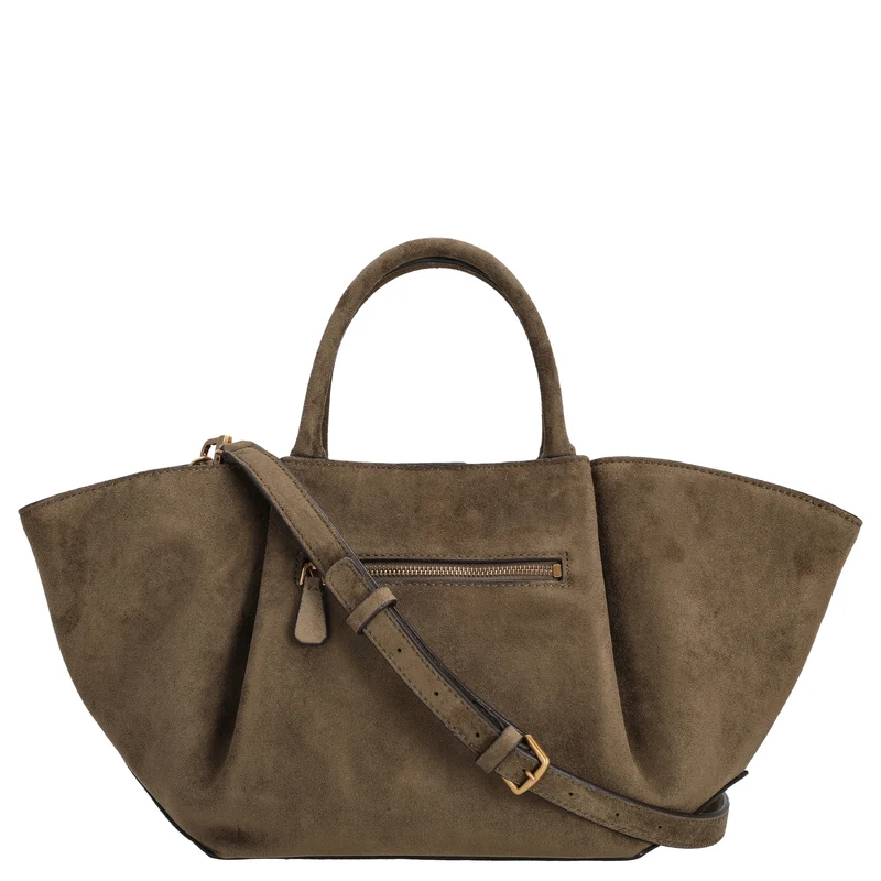 Guess Allegra Satchel - Bolso de mano 48 cm (olive)