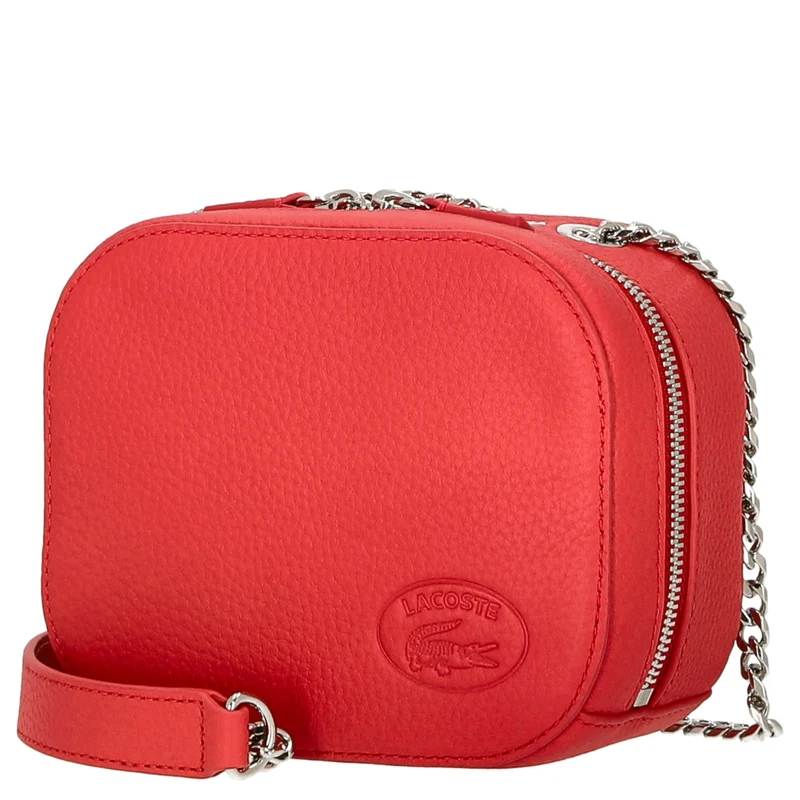 Lacoste Croco Crew - Bolso bandolera Leder 16 cm (pompier)