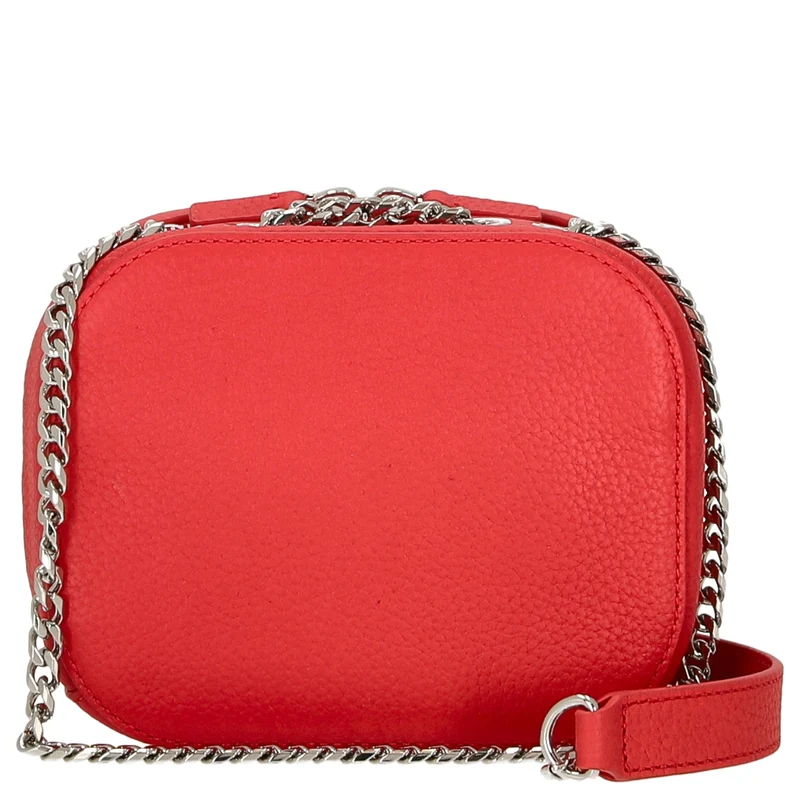 Lacoste Croco Crew - Bolso bandolera Leder 16 cm (pompier)