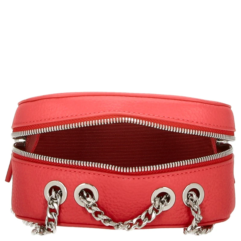 Lacoste Croco Crew - Bolso bandolera Leder 16 cm (pompier)
