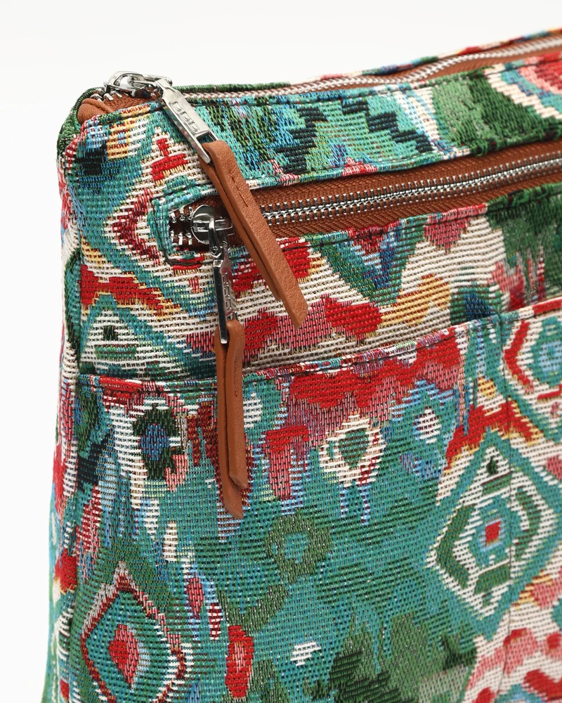 Zaria organizador con estampado jacquard