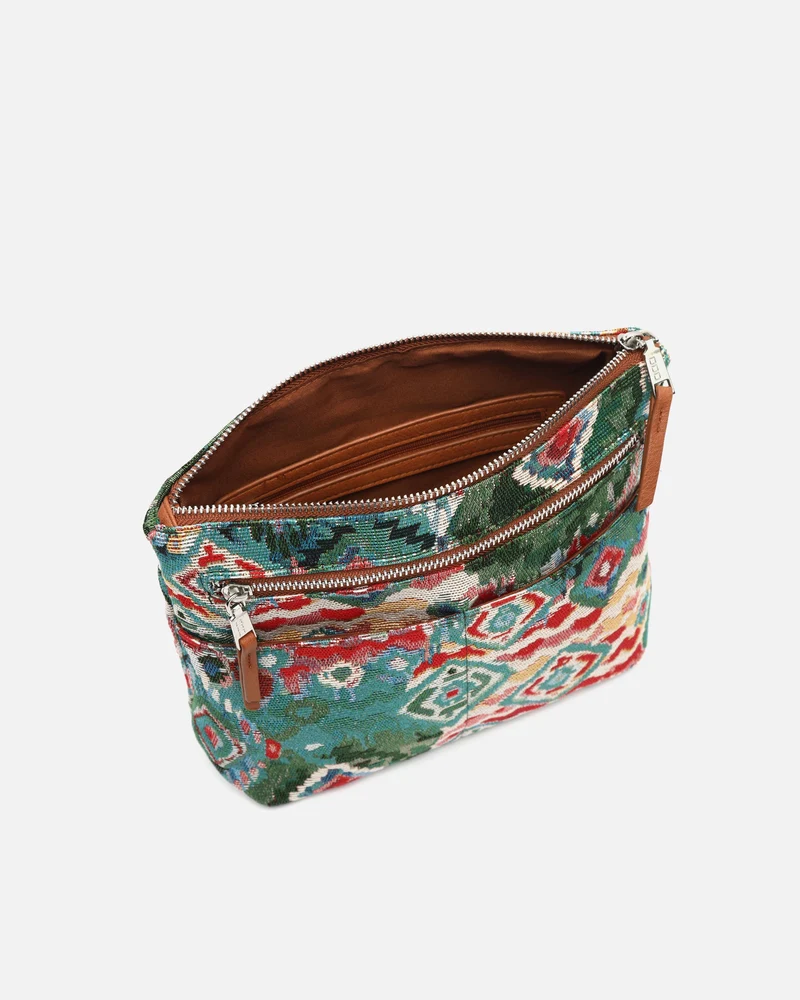 Zaria organizador con estampado jacquard