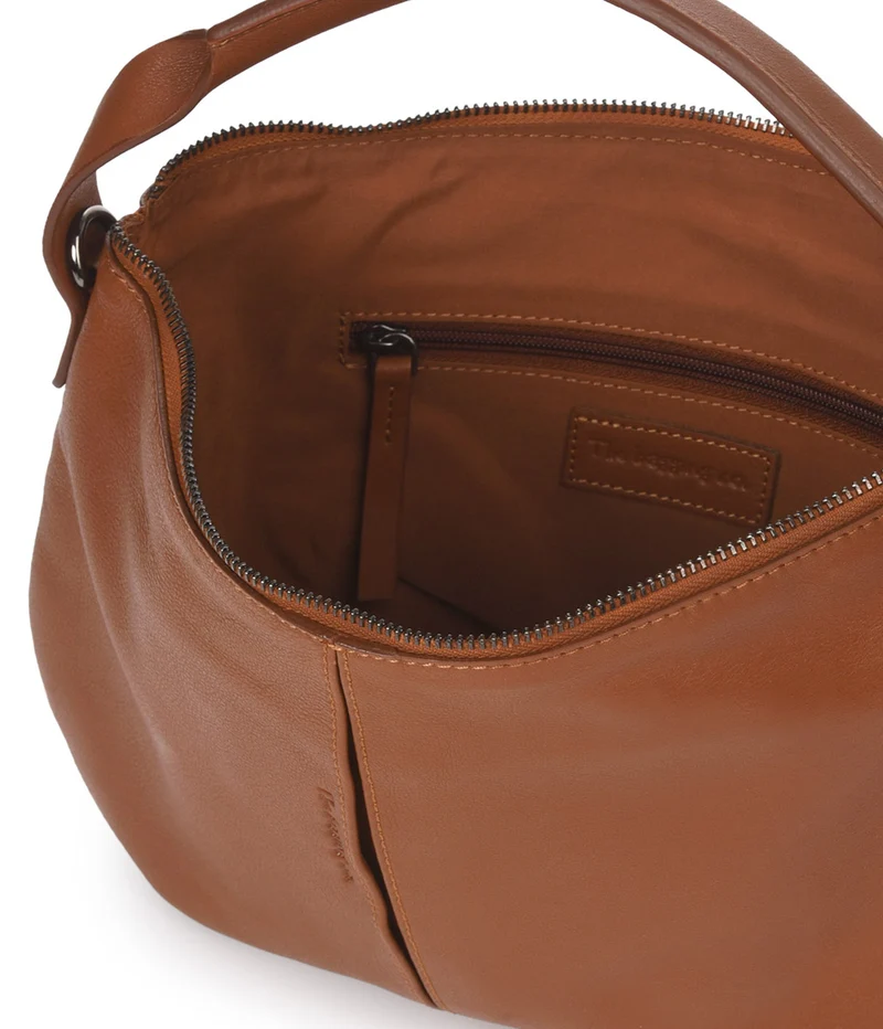 Bolso de mano pequeña de piel THB Slash
