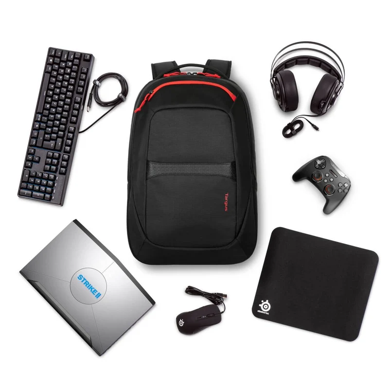 Mochila para juegos Strike II de 17,3" - Negra