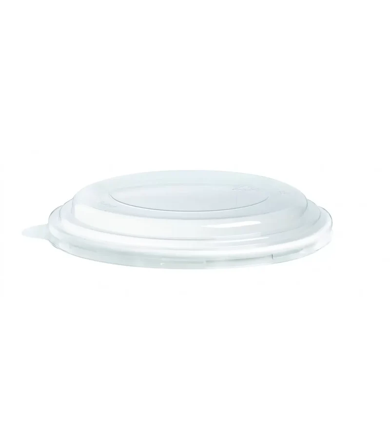 Ensaladera Blanca Cartón 1000 ml + Tapa rPET Antivaho (200 unid/caja) (exclusivo online)
