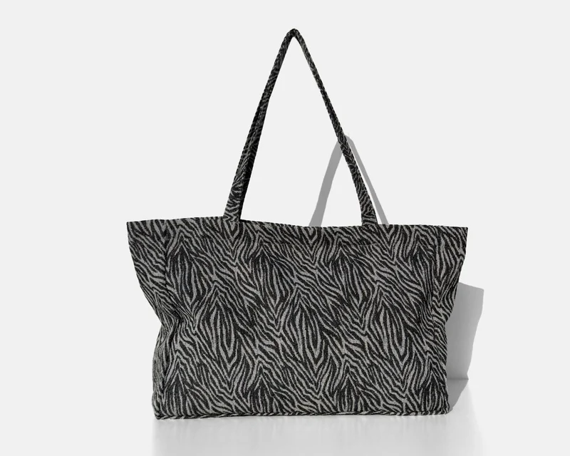Bolsa tipo shopper grande MINIOTS zebra