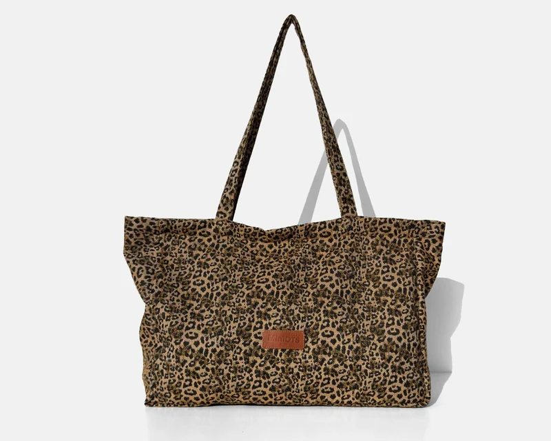 Bolsa tipo shopper grande MINIOTS Leopardo