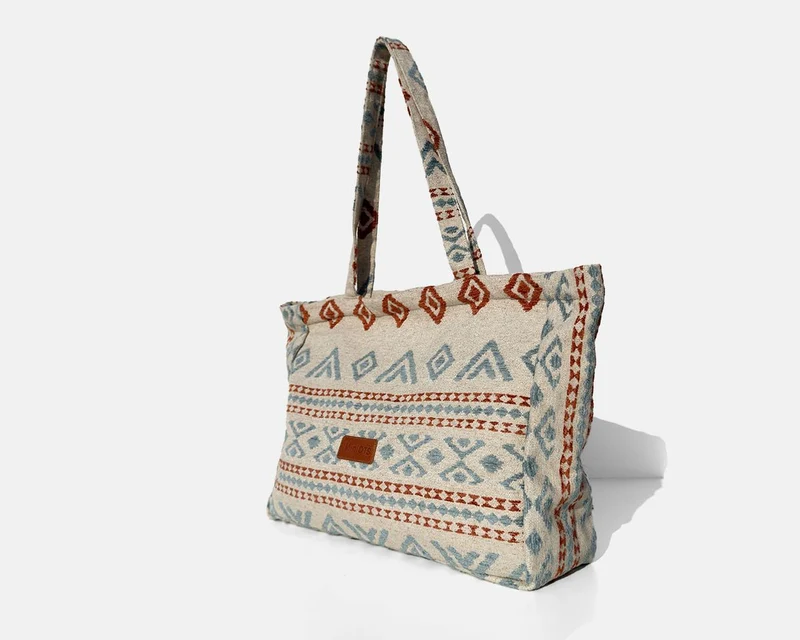 Bolsa tipo shopper grande MINIOTS étnico caldera