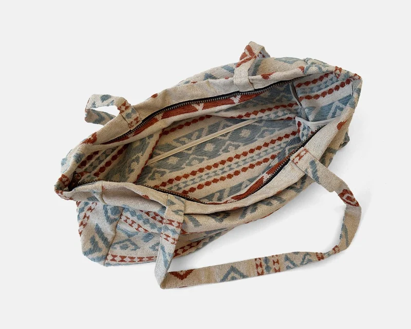 Bolsa tipo shopper grande MINIOTS étnico caldera