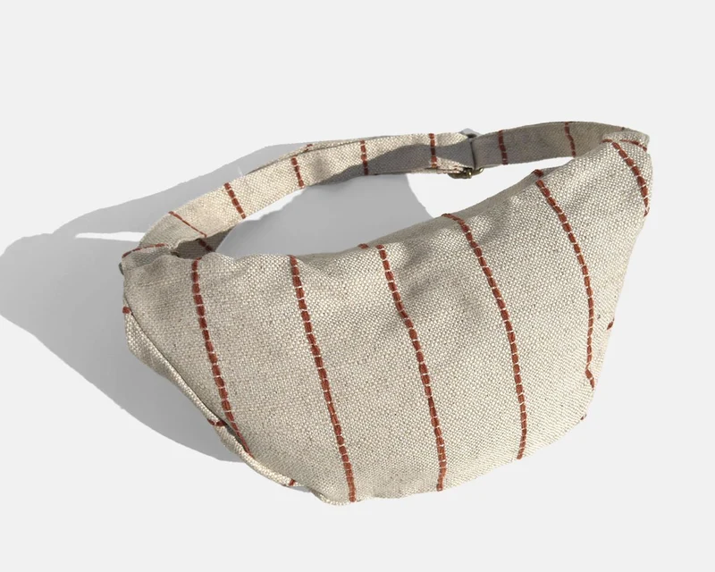 Bolsa bandolera pequeña MINIOTS rayas caldera