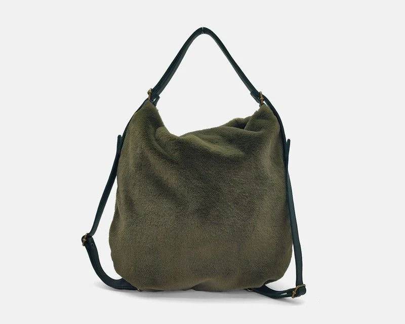 Bolso mochila CUIROTS Grosseto con pelito