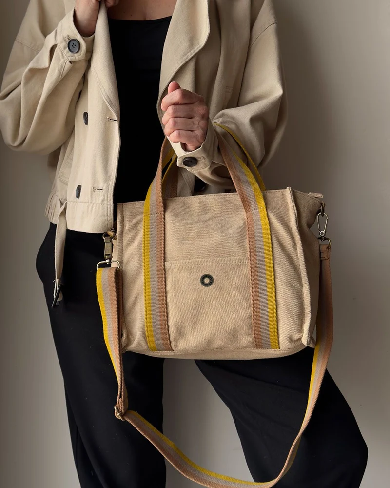 Bolso de mano y bandolera mediano CUIROTS Nuck