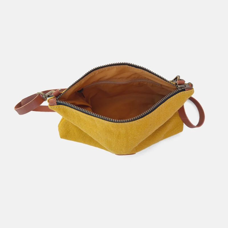 Bolso de mano y bandolera lino CUIROTS Louise