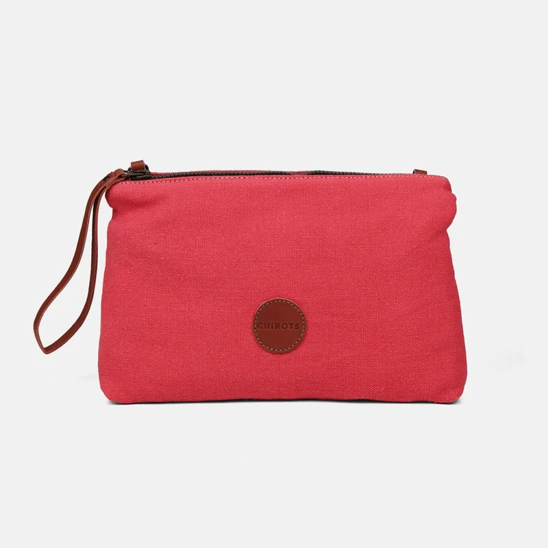 Bolso de mano y bandolera lino CUIROTS Louise