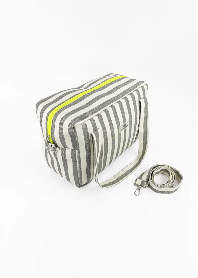 Grey Stripes bolsa para trolley