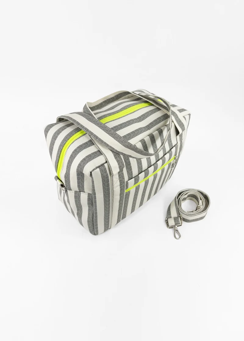 Grey Stripes bolsa para trolley