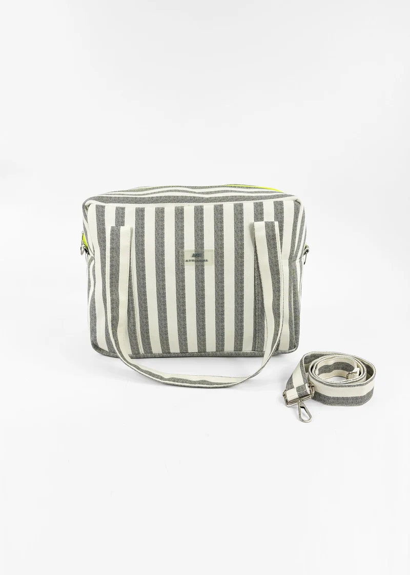 Grey Stripes bolsa para trolley