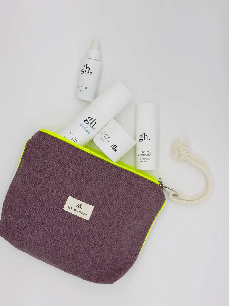 Oslo neceser/ Cartera cremallera fluor