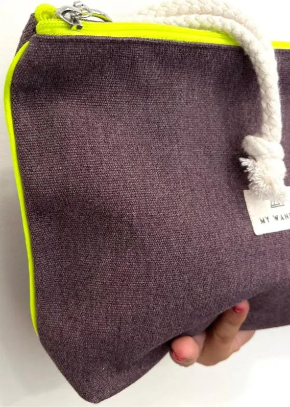 Oslo neceser/ Cartera cremallera fluor