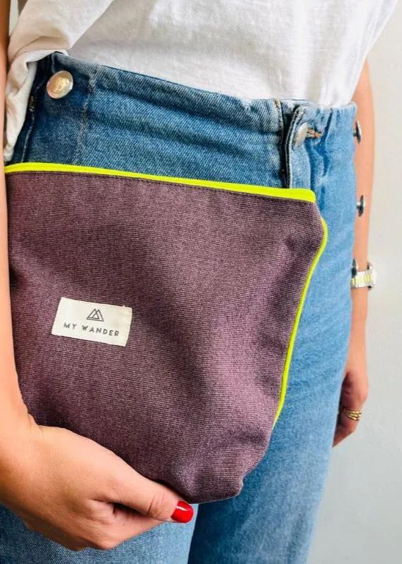 Oslo neceser/ Cartera cremallera fluor
